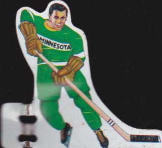 Vintage Metal Hockey Table Game Players " Minnesota N.  Star  Very Good Shape "