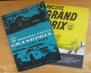 Laguna Seca And Pacific Grand Prix Magazines 1962 & 1963