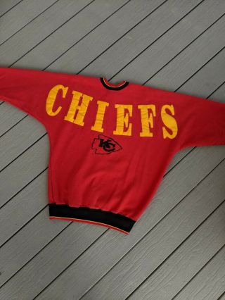 Vintage Legends Athletic 80s Kansas City Chiefs Crewneck Sweatshirt Large