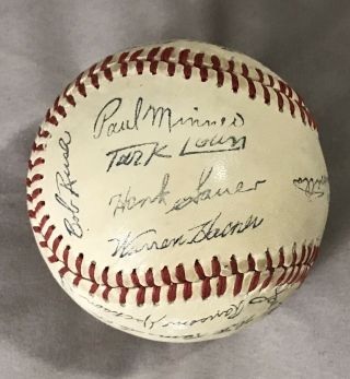 1952 Chicago Cubs Souvenir Autographed Stamped Baseball
