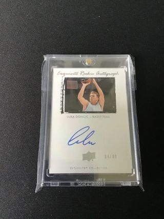 2019 Upper Deck Goodwin Champions Luka Doncic Exquisite Rookie Auto /99 09t - Ld