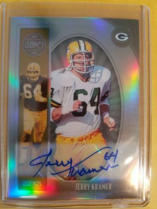 2019 Legacy Jerry Kramer Auto Sp Packers