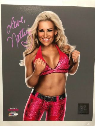 Natalya Sexy Autographed Photo 8x10 Signed Wcw Wwe Tna Total Divas
