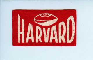 1940s - 1950 Harvard American Nut Chocolate College Football Mini Pennant