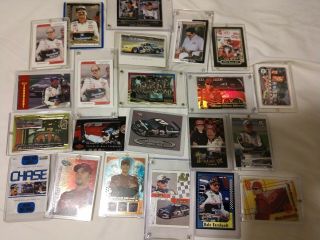 Dale Earnhardt Jr& Sr Nas - Car Cards 22,  Cards