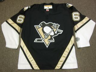 Koho Nhl Pittsburgh Penguins 66 Mario Lemieux Jersey Shirt Black Large L