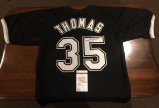 Frank Thomas Autographed Signed Chicago White Sox Xl Jersey W/ Jsa