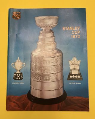 1972 St.  Louis Blues Vs.  Boston Bruins Stanley Cup Nhl Mag Program Bobby Orr Vf