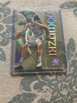 1998 - 1999 E - X Ex Century 68 Rookie Card Rc Dirk Nowitzki Mavericks