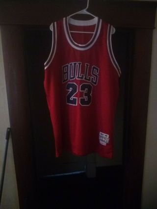 100 Authentic Michael Jordan Mitchell Ness 97 98 Finals Bulls Jersey Size 52