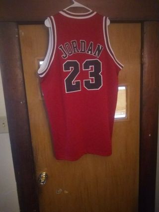 100 Authentic Michael Jordan Mitchell Ness 97 98 Finals Bulls Jersey Size 52 4