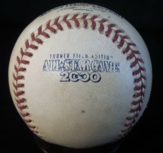 Official Mlb Major League Game Issue Baseball 2000 All Star Game Mud Rubbed