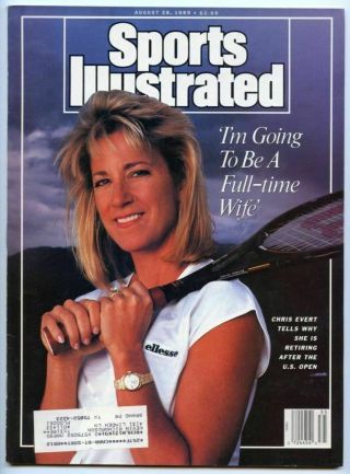 Si: Sports Illustrated August 28,  1989 Chris Evert,  Tennis,  Good