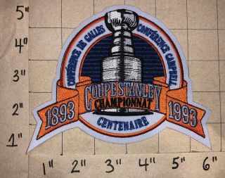 Montreal Canadiens 1993 Stanley Cup Finals Vs Los Angeles Kings French Nhl Patch