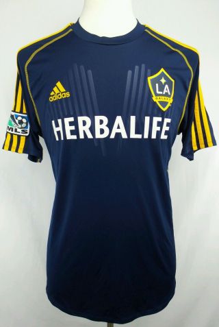 Authentic Adidas Formotion 2012 Mls Los Angeles Galaxy Soccer Jersey Size Large