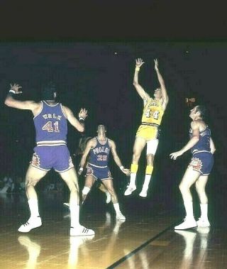 Rare Jerry West Lakers Nba 1971 Vintage 120mm Negative Transparency