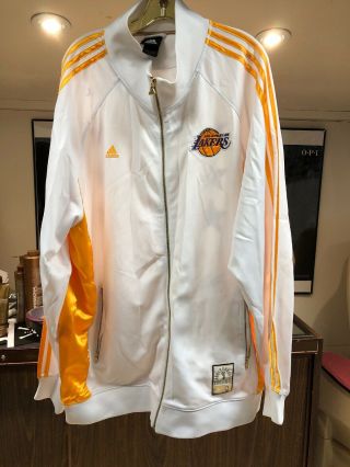 Authentic Adidas Nba Los Angeles Lakers Track Jacket 2xl