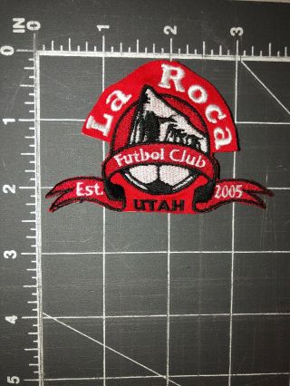 La Roca Futbol Club Logo Patch Football Soccer Utah Ut Est.  2005 Fc F.  C.  Sc S.  C.