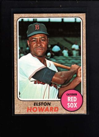 1968 Topps 167 Elston Howard Red Sox Nm Li2811