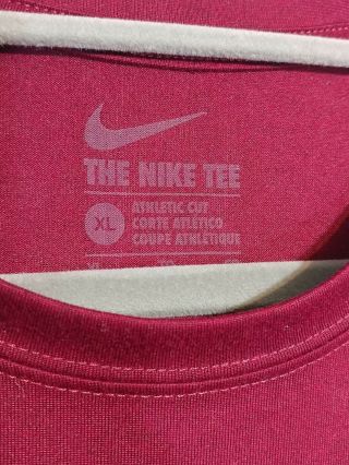 Nike Dri Fit Mens FSU Florida State Seminoles Garnet Gold T - Shirt Size XL $EUC$ 4