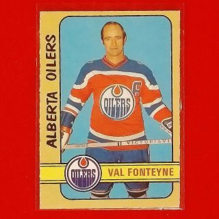 Val Fonteyne - 1972/73 - O - Pee - Chee - Alberta Oilers - Nhl - 319 - Ex