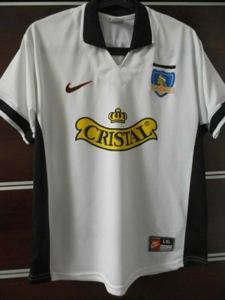Jersey Retro Colo Colo 1997/1998 Old Chile Football Shirt Nike Vintage