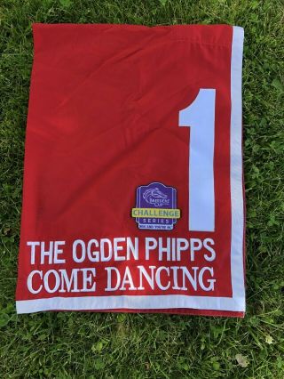 Come Dancing Ogden Phipps Saddle Cloth Belmont Stakes Undercard
