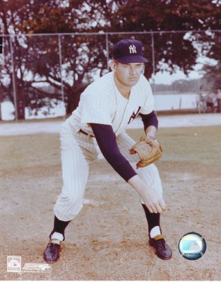 Don Larsen York Yankees Official Mlb Baseball Color Unsigned 8x10 Photo 2