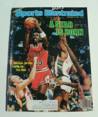 1984 Sports Illustrated Michael Jordan Chicago Bulls 12/10/84