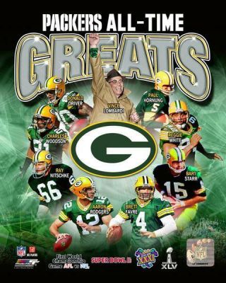 Green Bay Packers All Time Greats Green Bay Packers 8x10 Photo