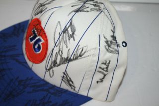 Autographed 22x Nascar 76 Hat.  Dale Jr.  Jeff Gordon,  Burtons,  Martin,  Park,  Spencer.