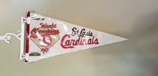 St Louis Cardinals 1982 World Champions Mlb Felt Pennant With Holder 11