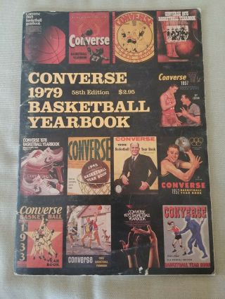 1979 Converse Basketball Yearbook - 58th Edition - Johnson And Bird