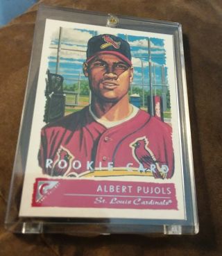 2001 Topps Gallery Albert Pujols St.  Louis Cardinals 135 Rookie Angels