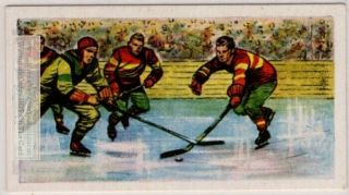 1956 Olympics Ussr Wins Ice Hockey Gold Medal Vintage Trade Ad Card