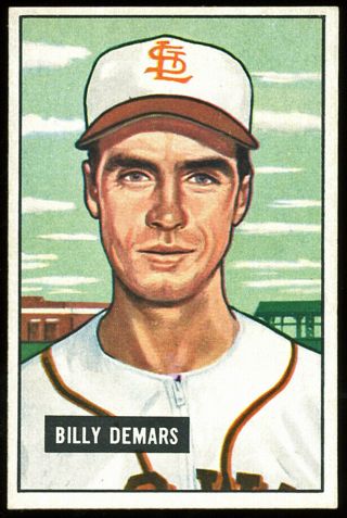 1951 Bowman 43 Billy Demars,  Browns.  Exmt