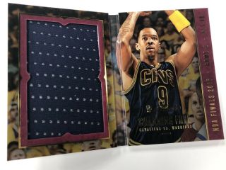 Channing Frye 20/99 Panini Preferred 2016 - 17 Game 2 Finals Booklet Jersey Patch