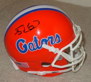Tim Tebow Signed/autographed Florida Gators Mini Helmet Heisman Beckett Bas
