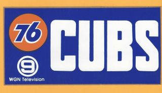 Vintage Union 76 Cubs Large Bumper Sticker