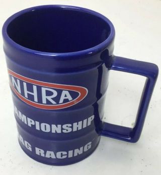Vintage Nhra Championship Drag Racing Mug Ceramic Ch3no2 Nitro Rules