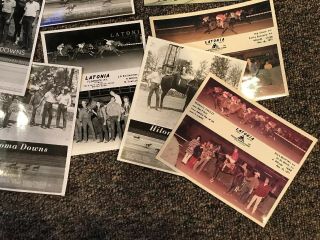 14 Vintage 1970’s Horse Racing Winners Photos 8x10 4