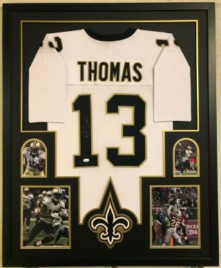 Framed Orleans Saints Michael Thomas Autographed Signed Jersey Jsa