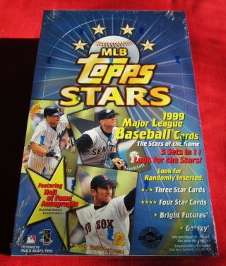 1999 Mlb Topps Stars Baseball Box Rookie Reprint Autograph Berra Banks Seaver ??