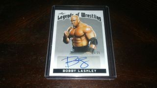 2018 Leaf Legends Of Wrestling Bobby Lashley Auto 23/25