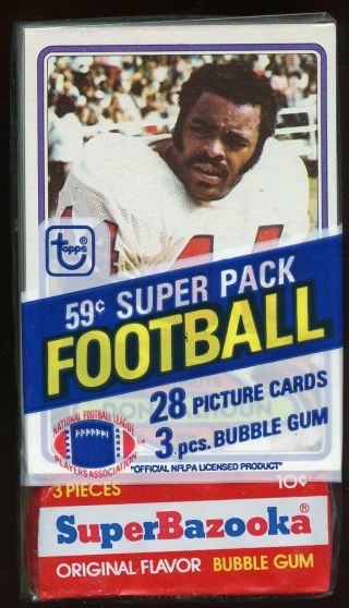 1980 Topps Football Cello Pack ( (owner Guaranteed))
