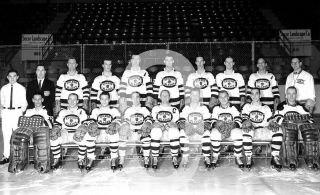 1966 - 67 Ihl Toledo Blades Reprint Hockey Team Photo