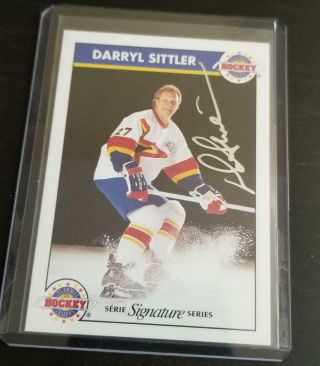 1993 - 94 Zeller Master Series 27 Darryl Sittler Autograph Auto Sp Ve373