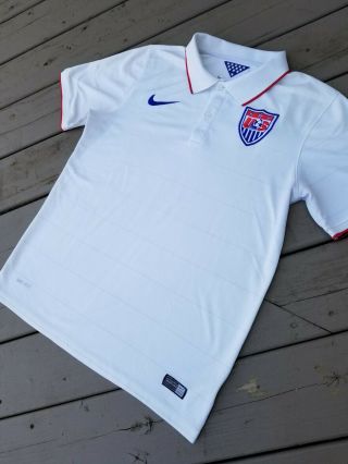 Nike Dri Fit Usa National Team Soccer Jersey Size Medium Mens World Cup Champs