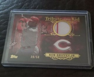 2016 Topps Tribute To The Kid Ken Griffey Jr.  Jersey Card 39/50 (reds)