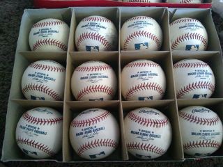 12 Major League Major League Baseballs Great For Autographs In Great Shape